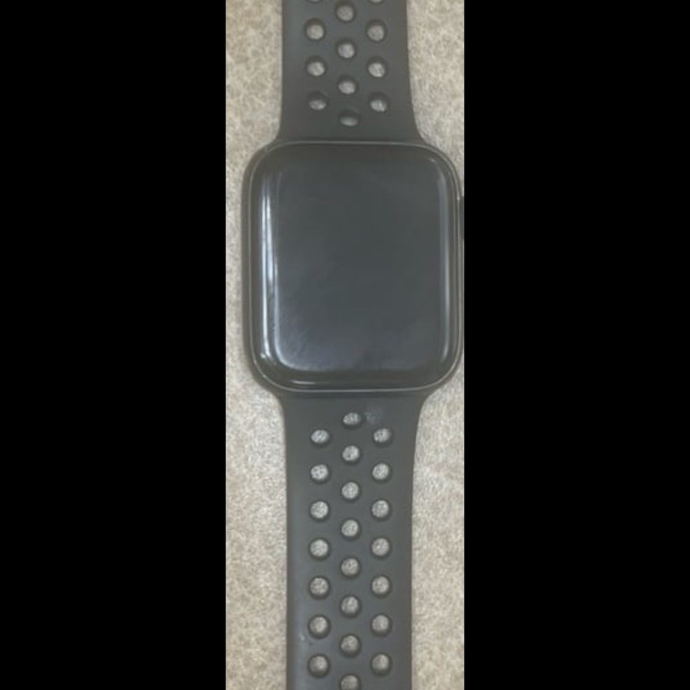 Apple Smartwatch with Dark Gray Band